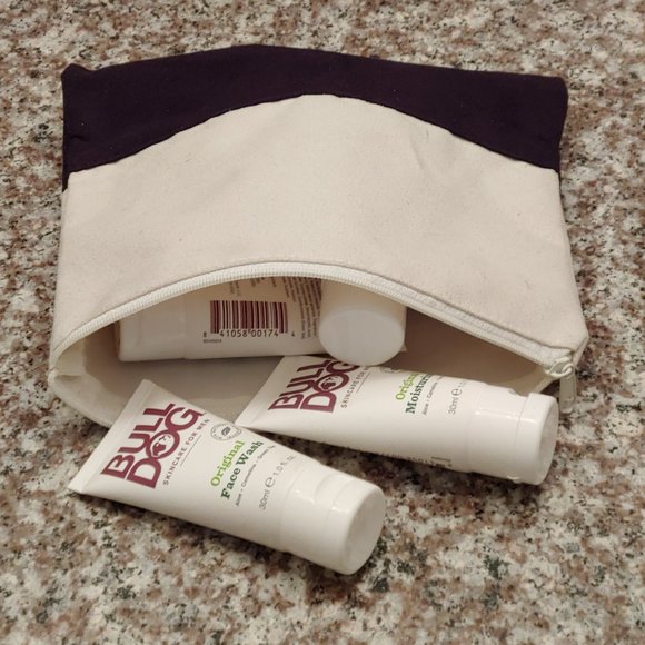 NEW Set of 8 TSA Approved Bulldog Men's Skincare Travel Set with carrying case - Picture 6 of 9